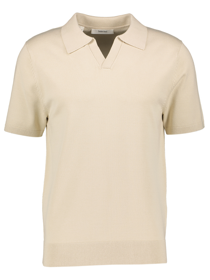 Beige polo Selected 