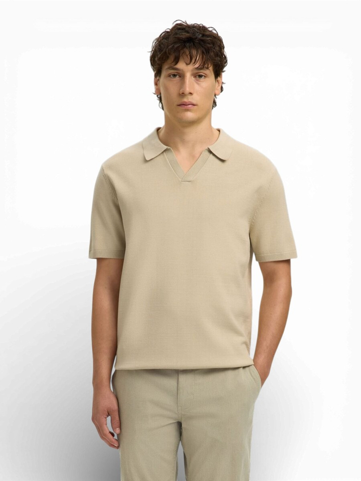 Beige polo Selected 