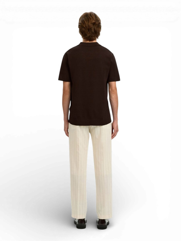 Bruine polo Selected 