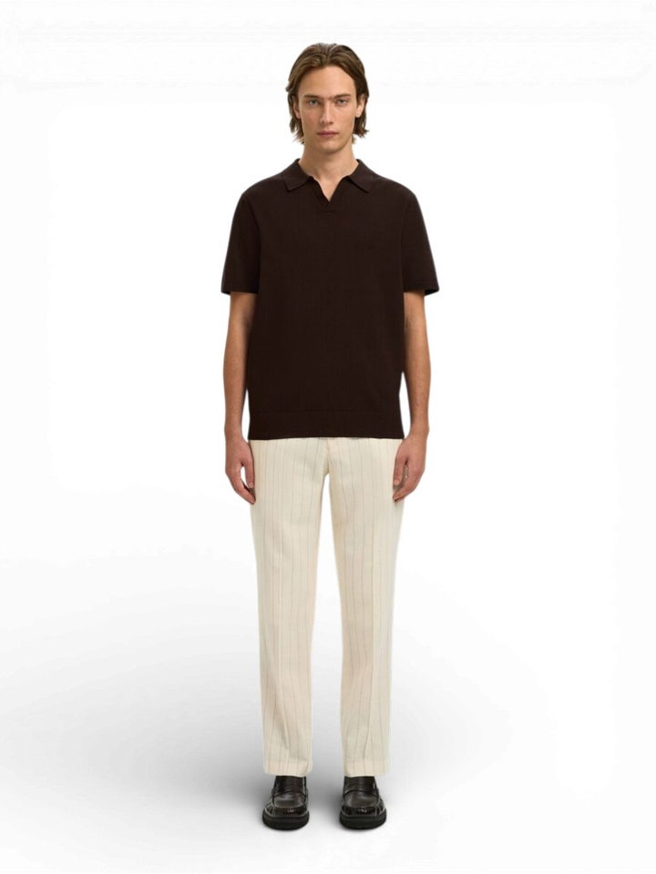 Bruine polo Selected 