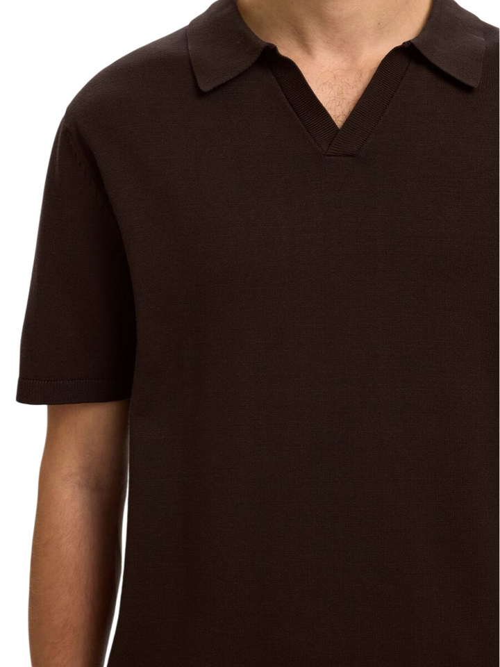 Bruine polo Selected 