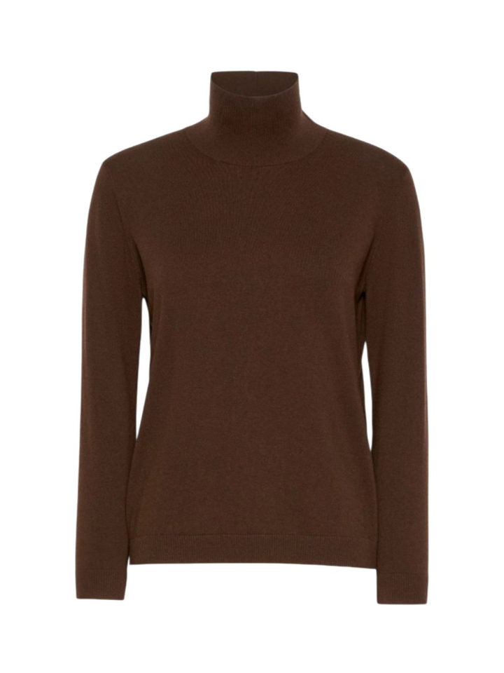 Donkerbruine pull met rolkraag Kiku Max Mara Weekend