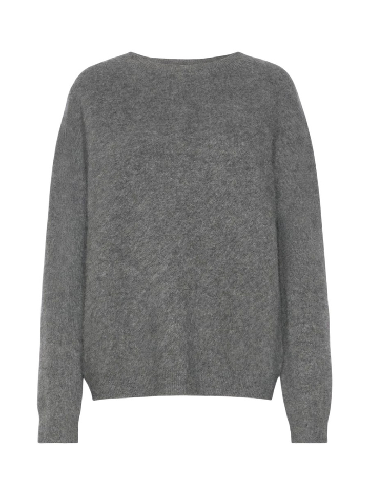 Grijze gebreide trui in wol en kasjmier mix Eco Max Mara