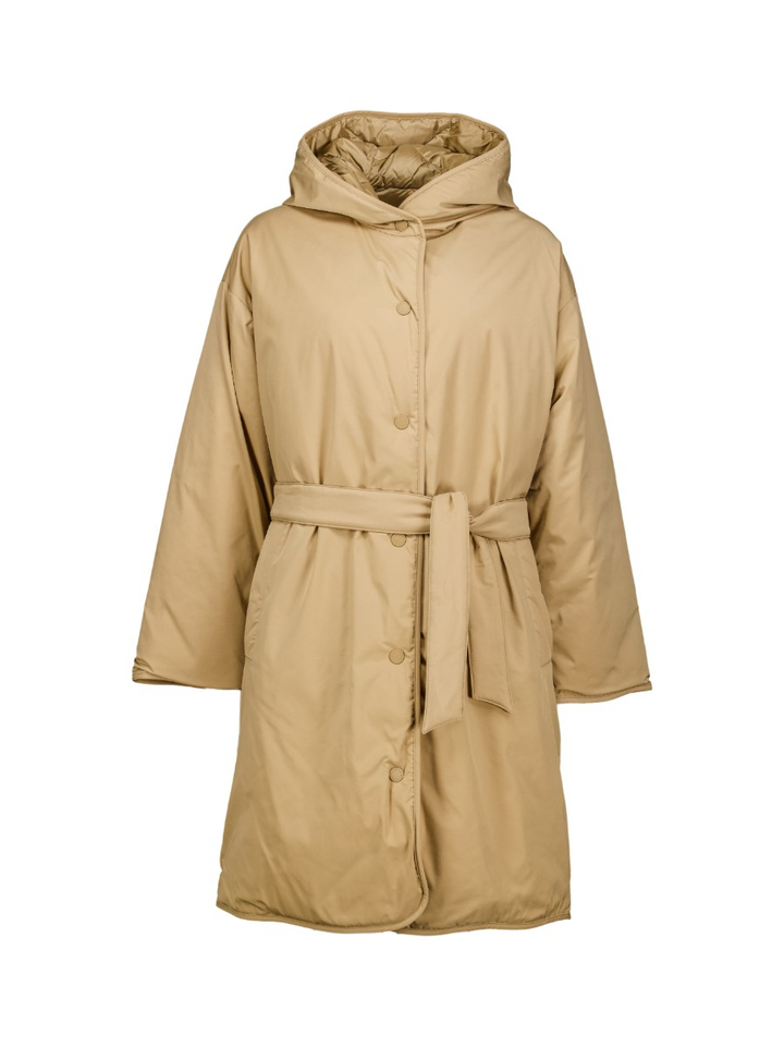 Beige lange jas Massa Max Mara Weekend