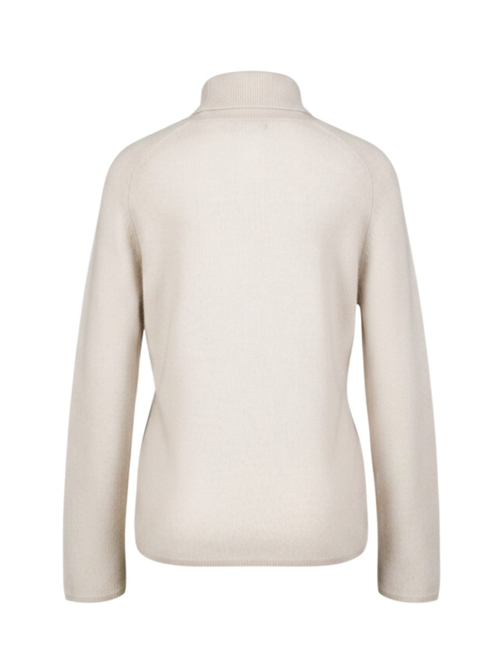 Ecru wollen pull met rolkraag Carioca MM