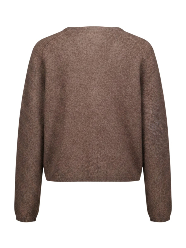Donkerbruine cardigan Fosco MM