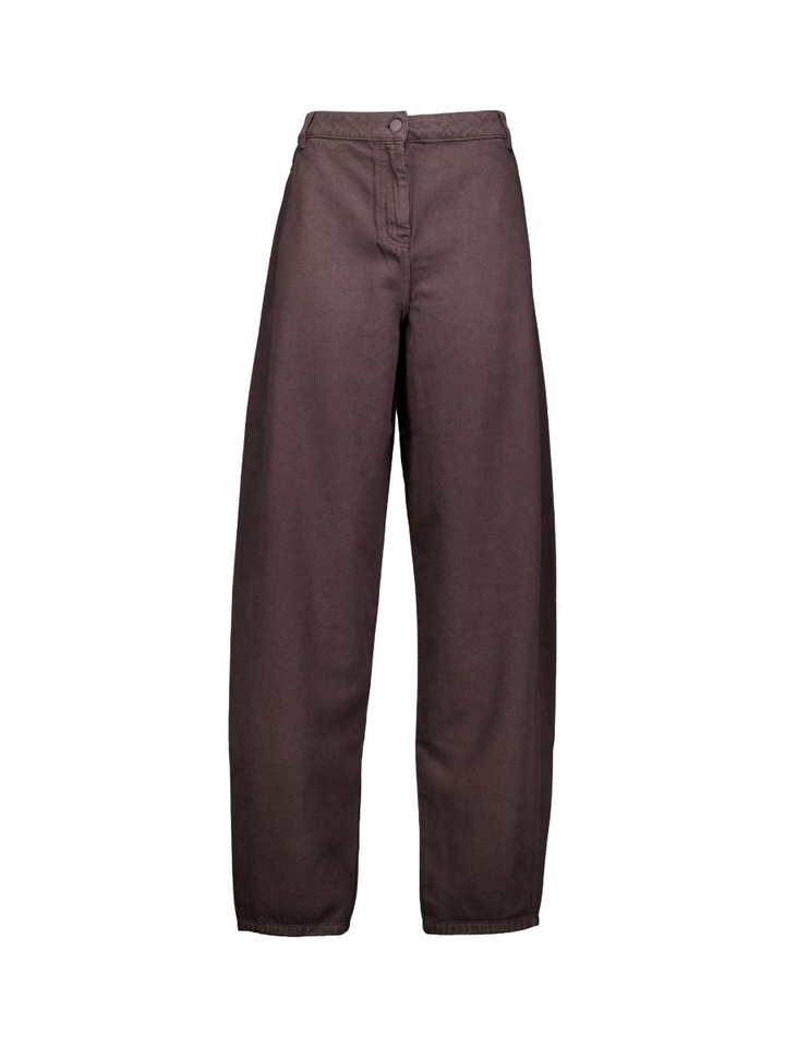 Aubergine barrel jeans Teismo Marella 