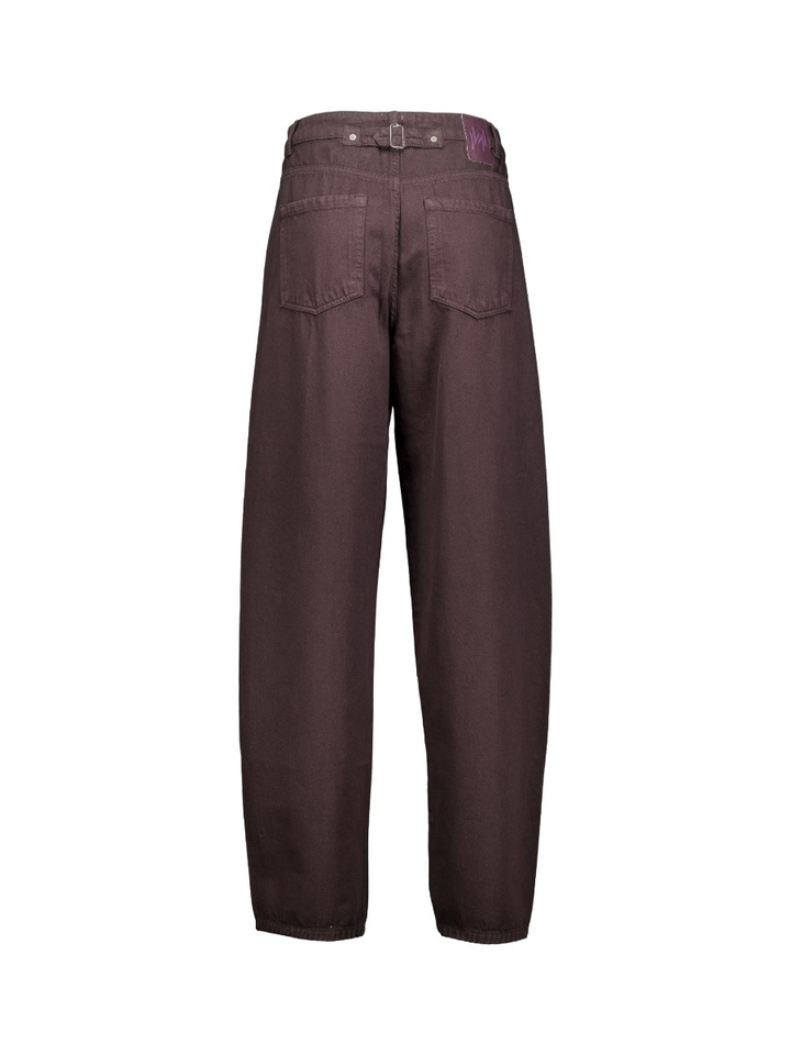 Aubergine barrel jeans Teismo Marella 