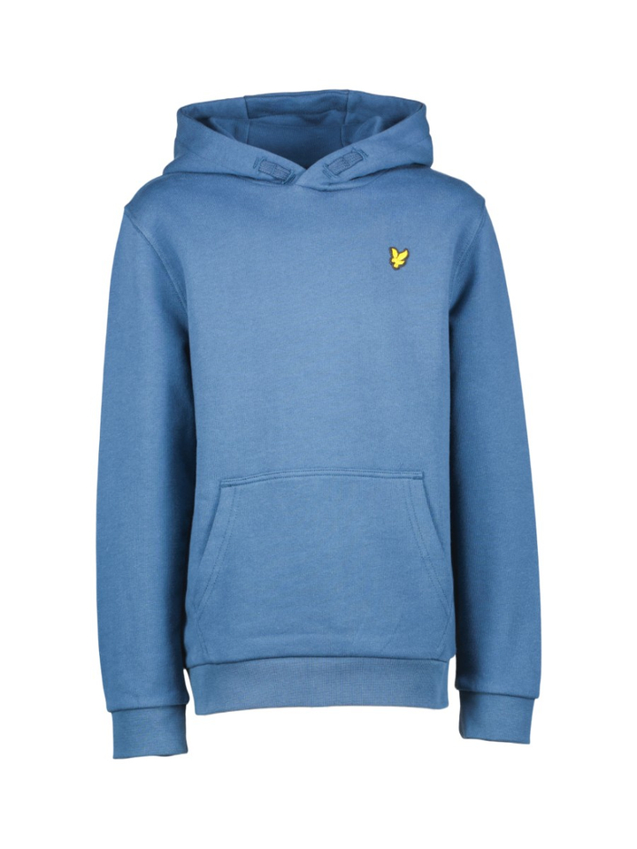 Petrolblauwe sweater met kap Lyle&Scott