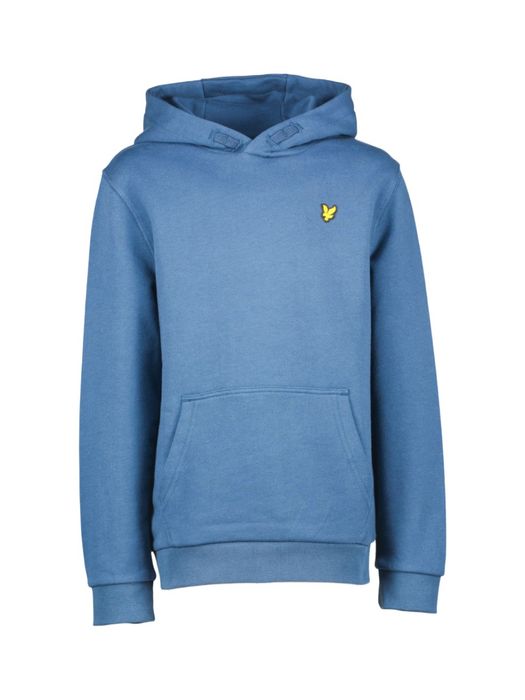 Petrolblauwe sweater met kap Lyle&Scott