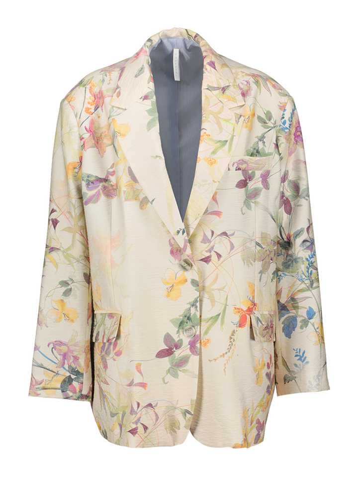 Oversized blazer in bloemenprint Imperial