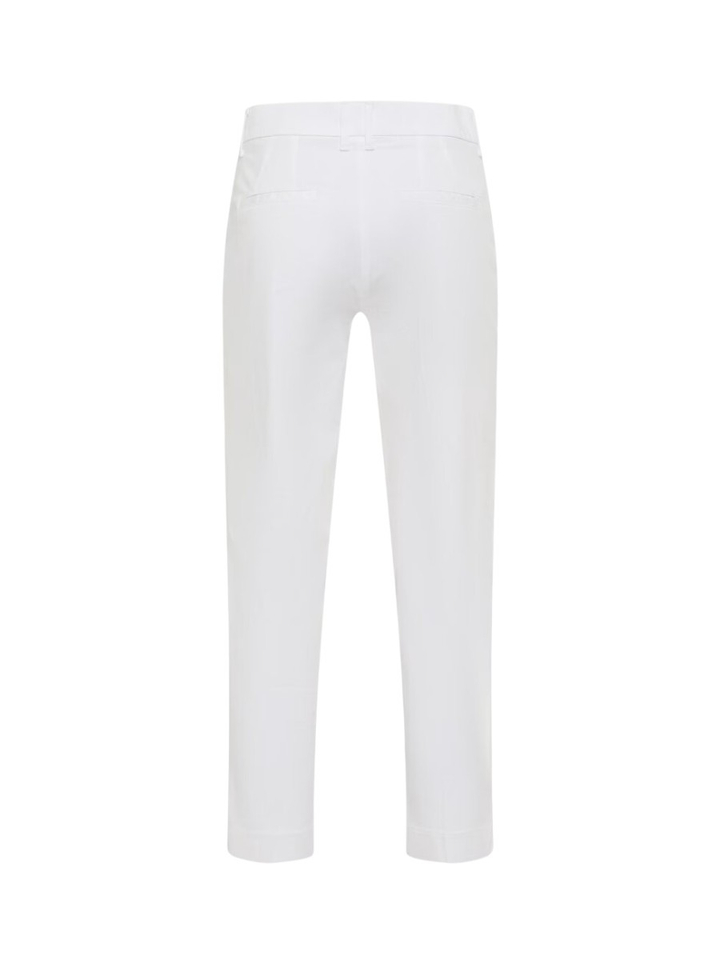 Witte katoenen broek Mara Brax