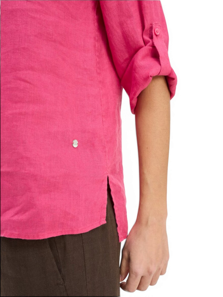 Roze linnen bloes Brax