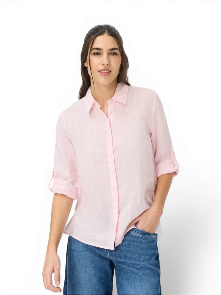 Roze linnen bloes Brax