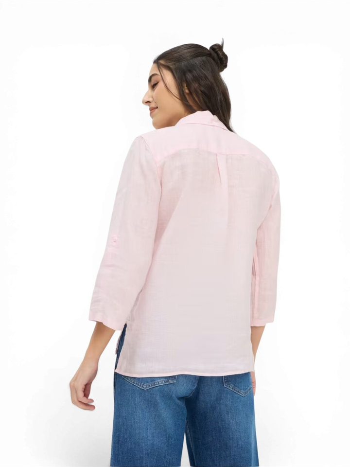 Roze linnen bloes Brax