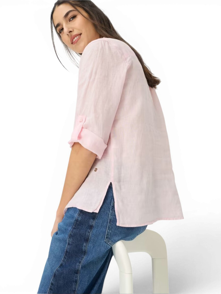 Roze linnen bloes Brax