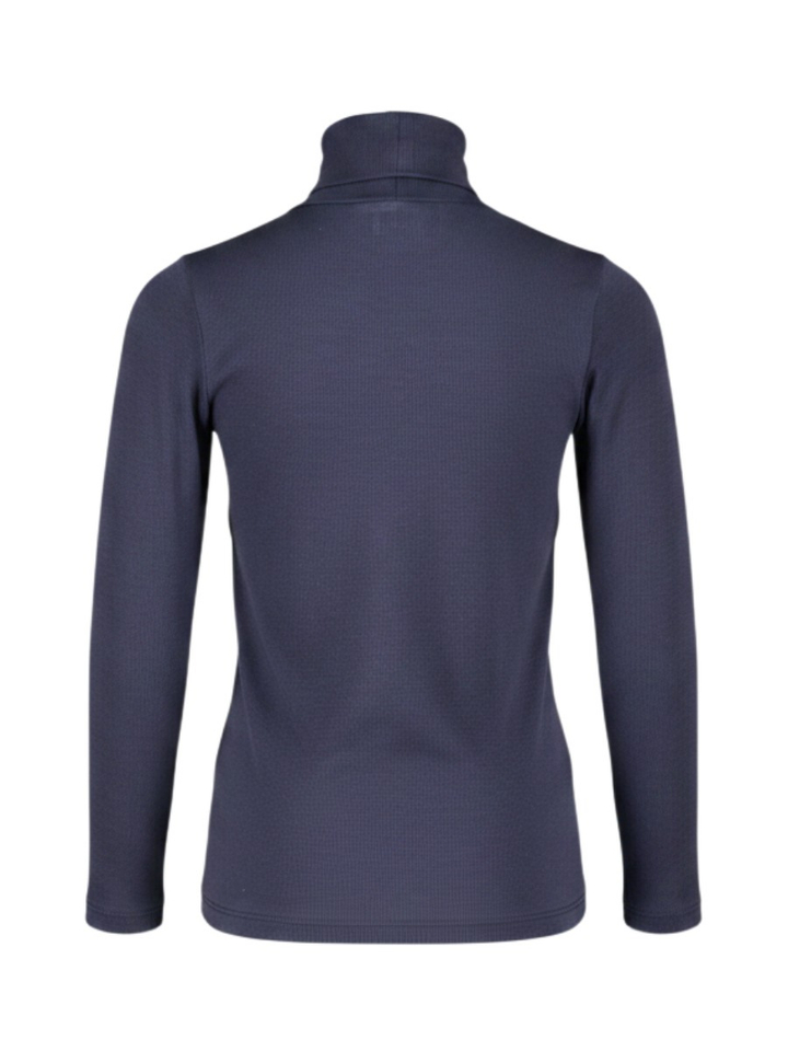 Blauwe rolkraag t-shirt Tyla Morley