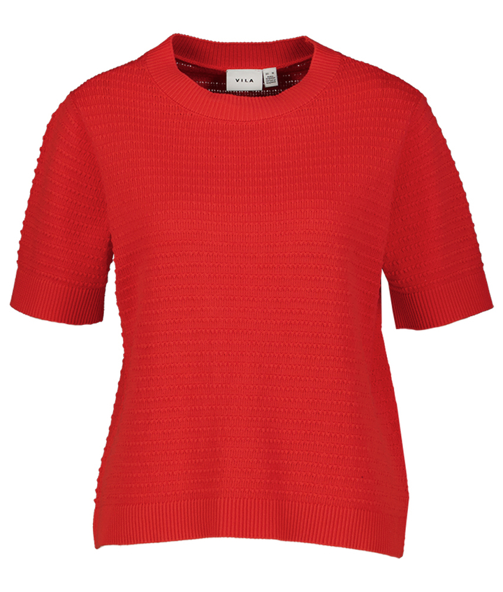 Rode T-shirt Vilollo Vila 