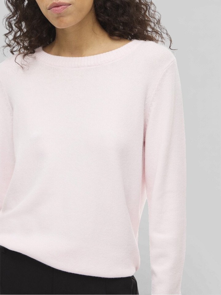 Roze trui met ronde hals Vila