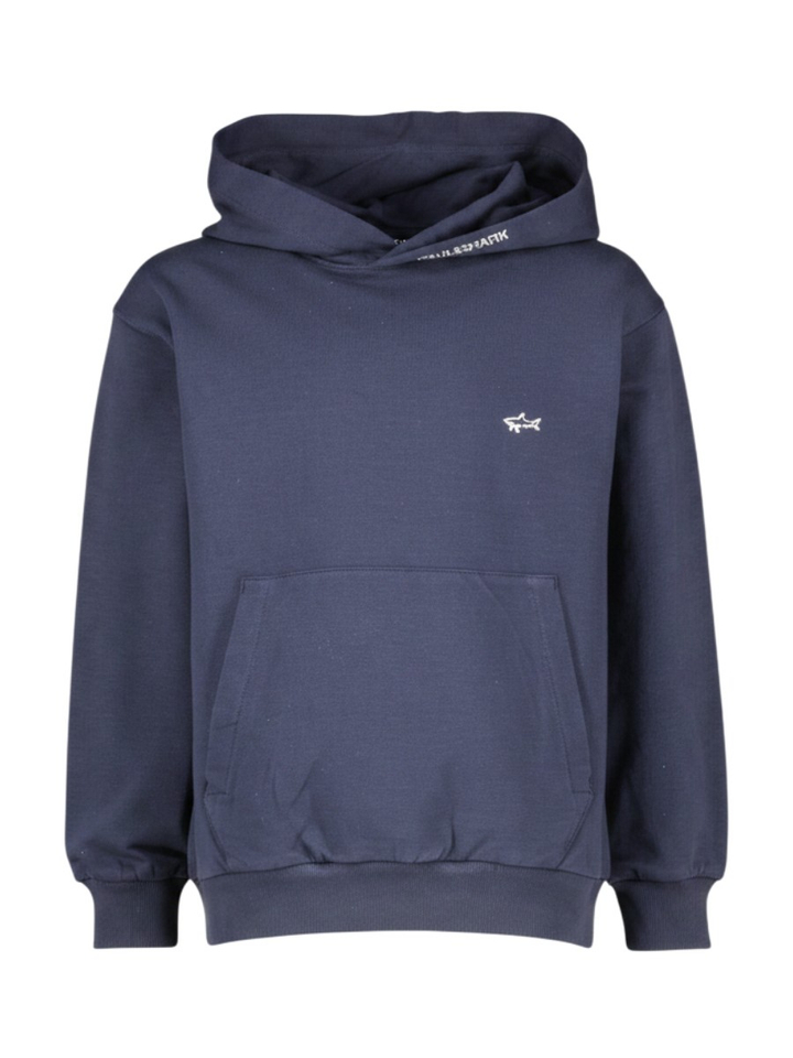 Blauwe sweater met kap Paul & Shark