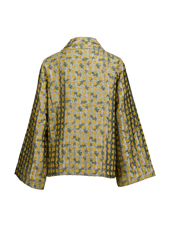 Goud kleurige kimono Flenn Nathalie Vleeschouwer