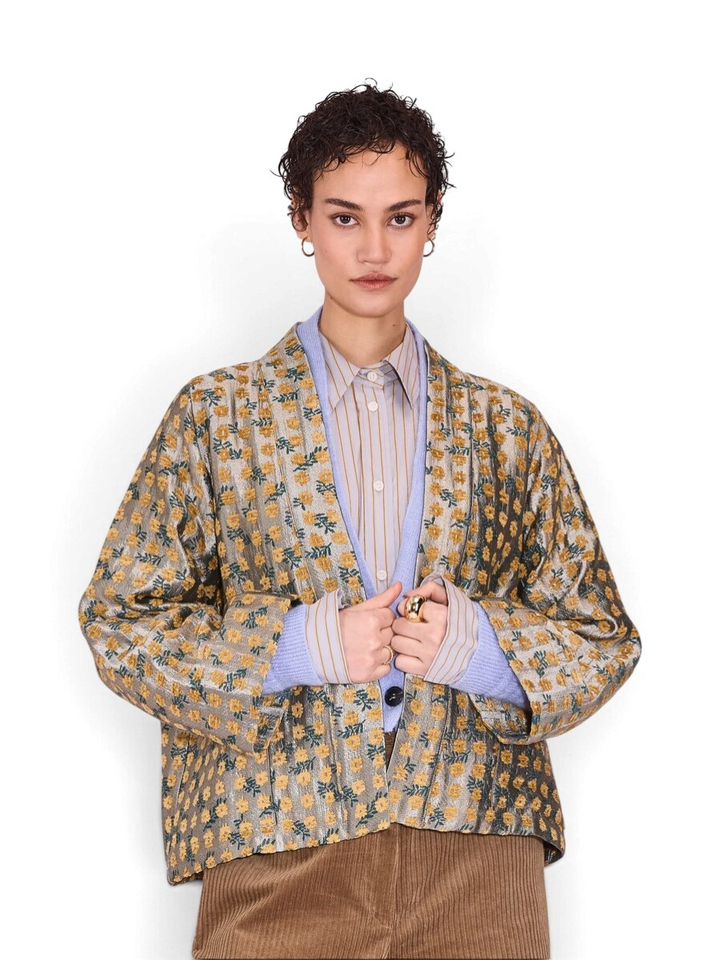 Goudkleurige kimono Flenn Nathalie Vleeschouwer