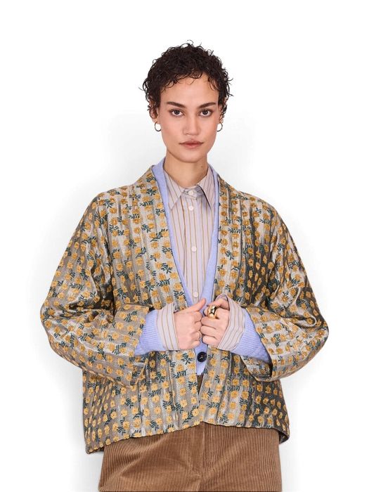 Goudkleurige kimono Flenn Nathalie Vleeschouwer