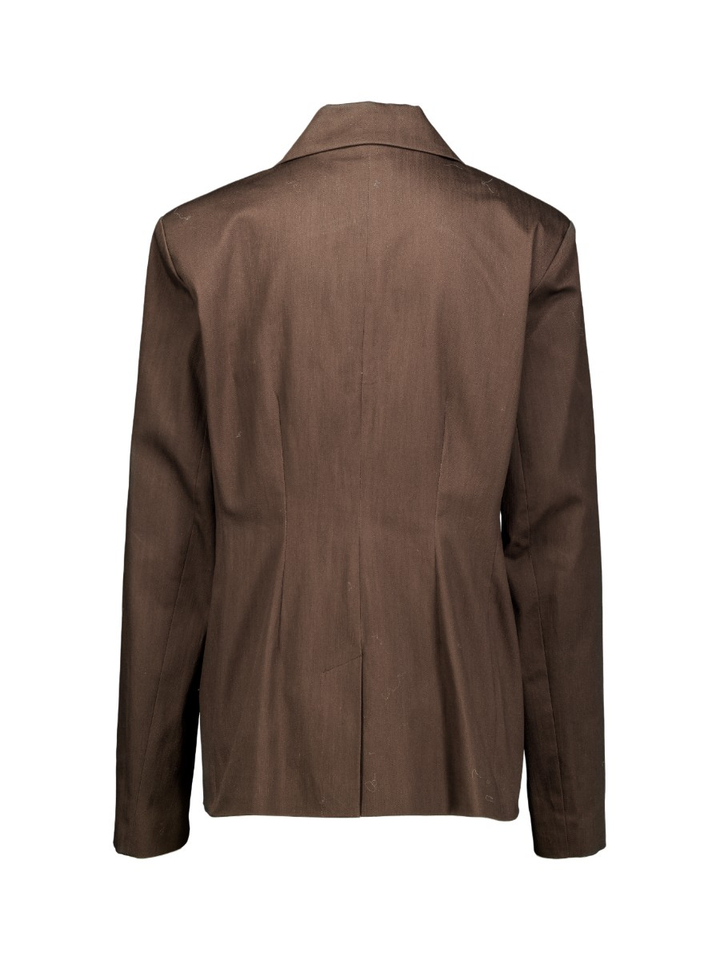Bruine blazer DAVOS Nathalie Vleeschouwer