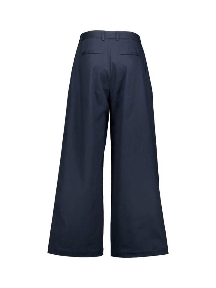 Donkerblauwe pantalon trui Guy Nathalie Vleeschouwer