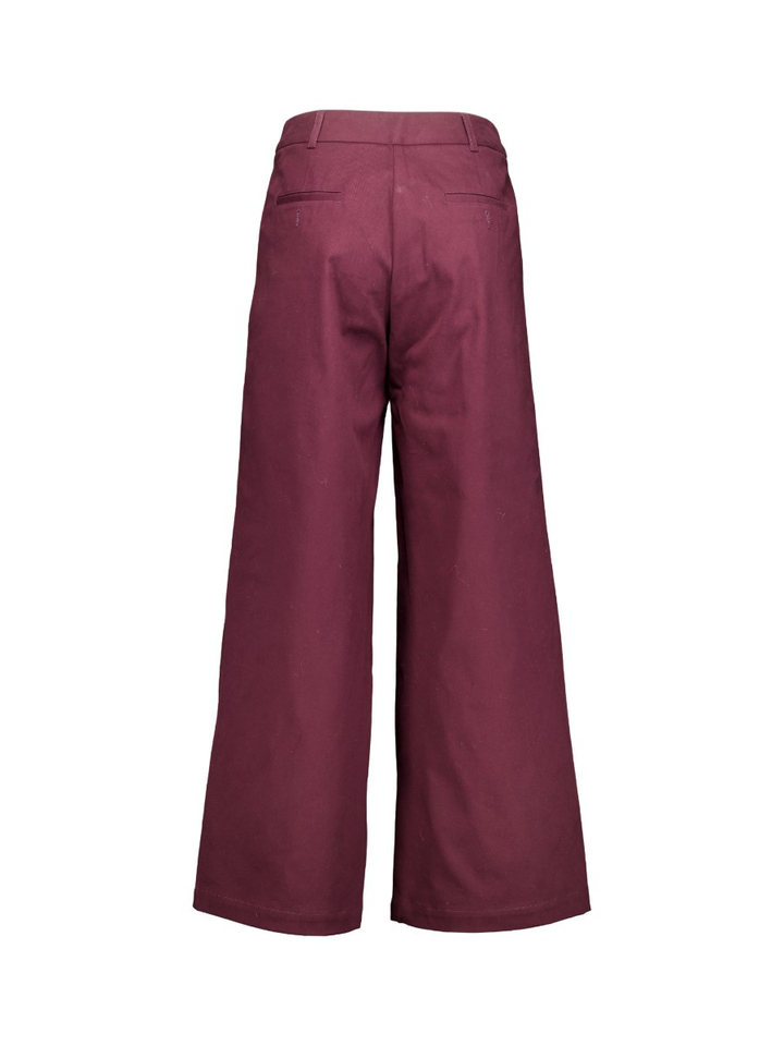Bordeaux geklede broek Zoella Nathalie Vleeschouwer