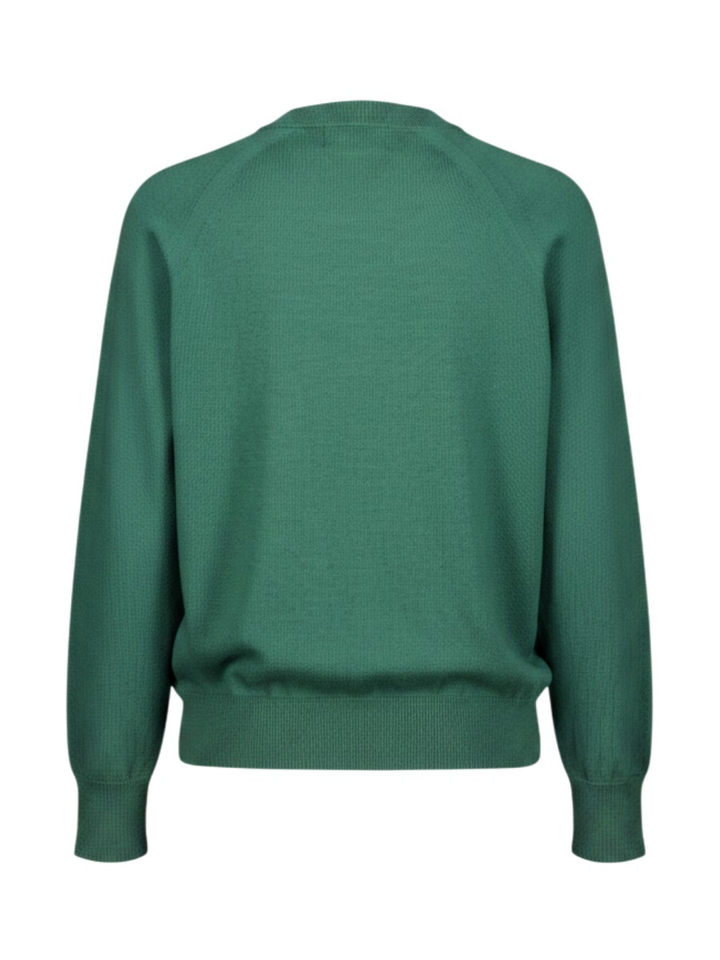 Groene fijne pull met ronde hals Java Nathalie Vleeschouwer
