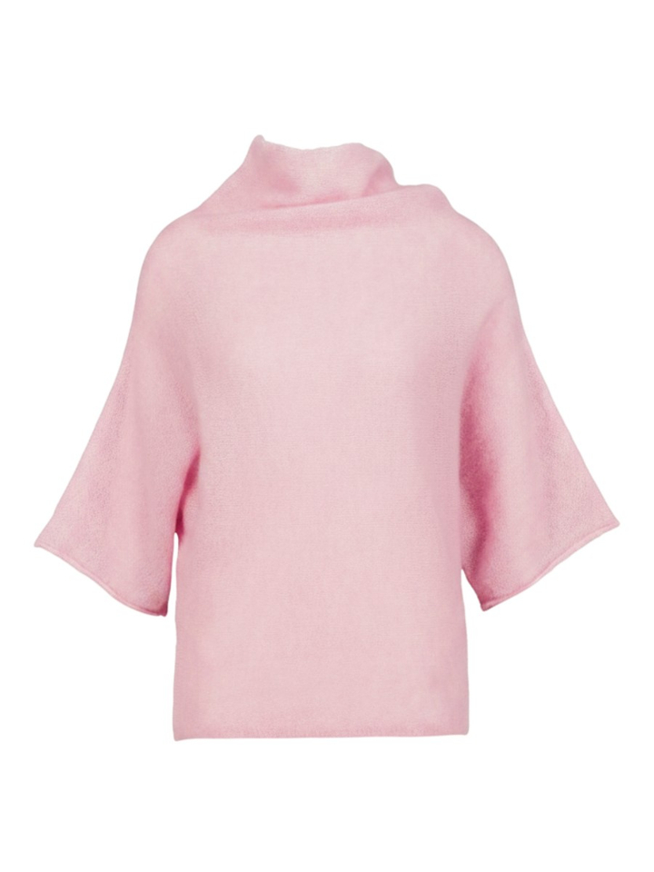 Soft pink trui met alpaca wol Jinan Nathalie Vleeschouwer