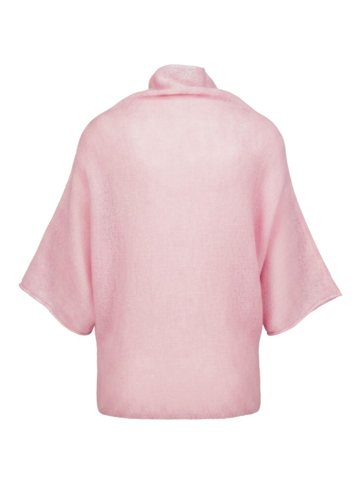 Soft pink trui met alpaca wol Jinan Nathalie Vleeschouwer