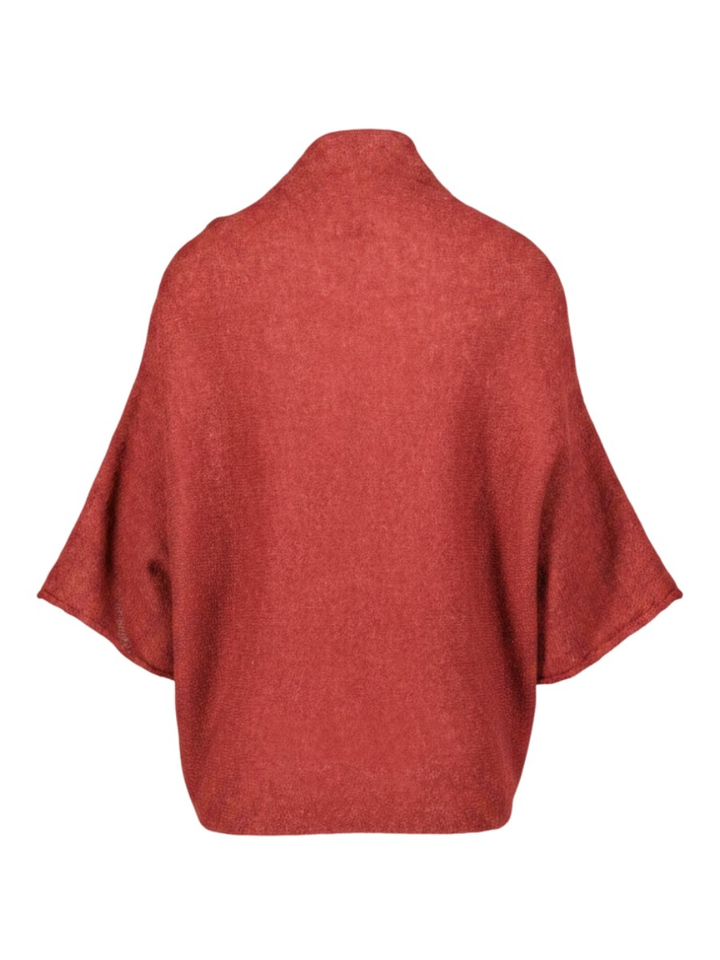 Roestkleurige trui met alpaca wol Jinan Nathalie Vleeschouwer