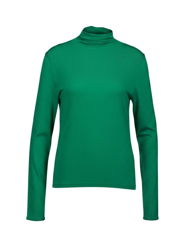 Groene t-shirt met lange mouwen Justa Nathalie Vleeschouwer