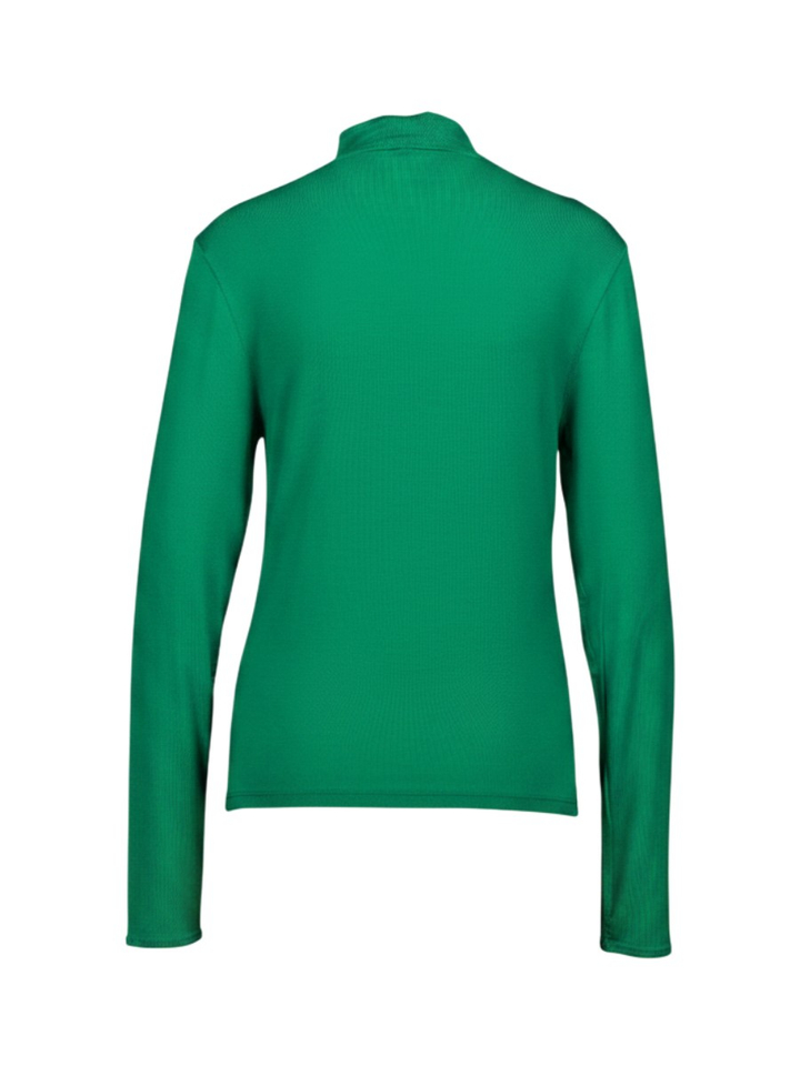 Groene t-shirt met lange mouwen Justa Nathalie Vleeschouwer