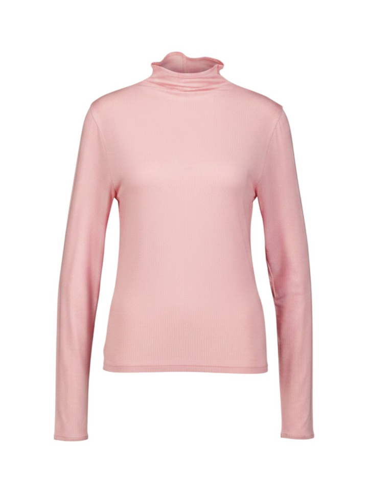 Roze t-shirt met lange mouwen Justa Nathalie Vleeschouwer