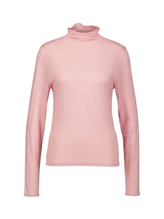 Roze t-shirt met lange mouwen Justa Nathalie Vleeschouwer