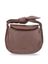 Donkerbruine lederen crossbody O My bag 