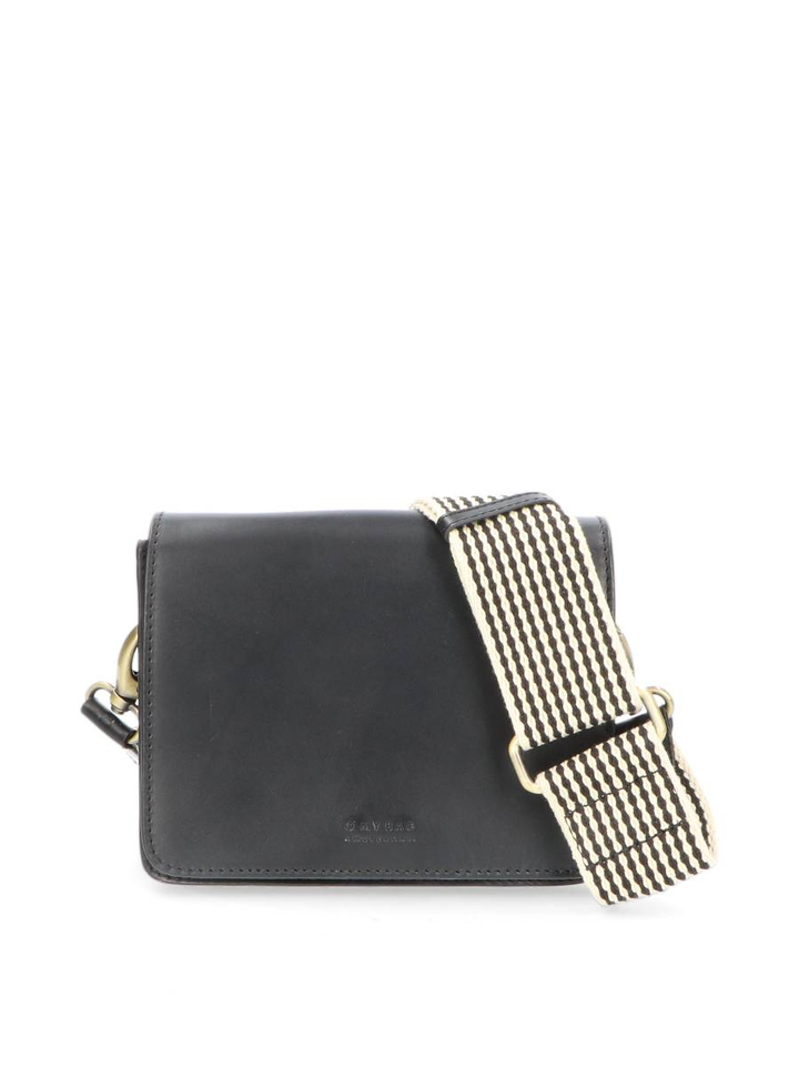 Zwarte lederen crossbody Audrey Mini O My Bag