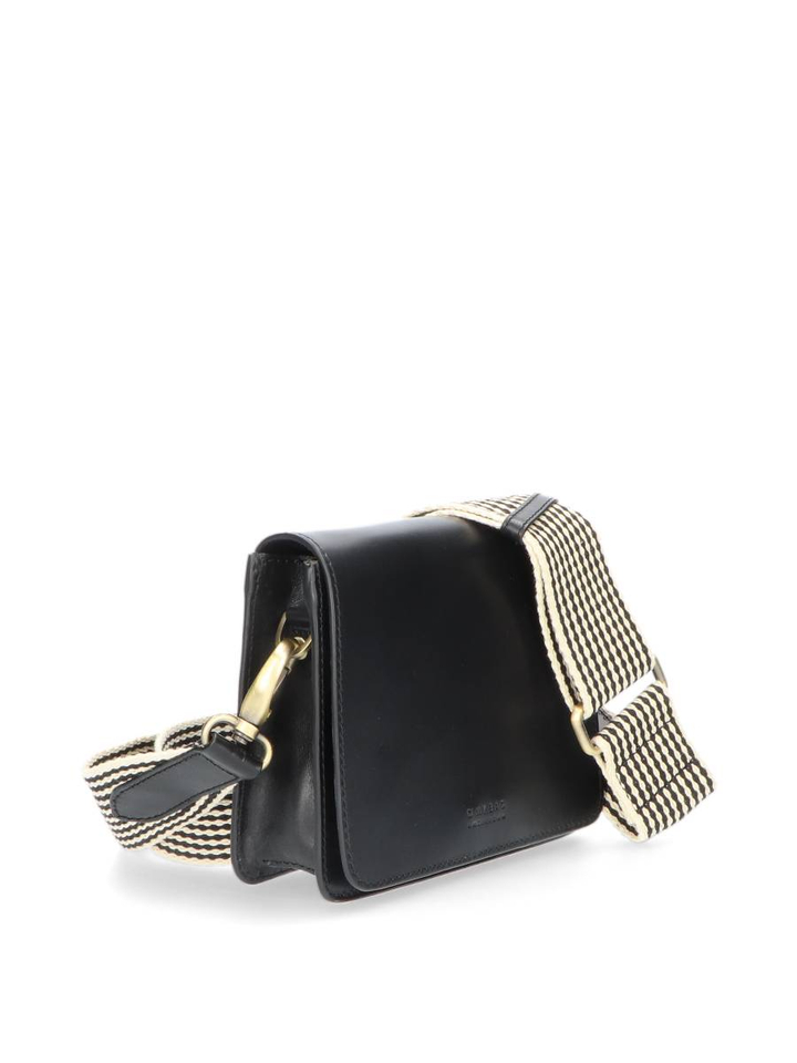 Zwarte lederen crossbody Audrey Mini O My Bag
