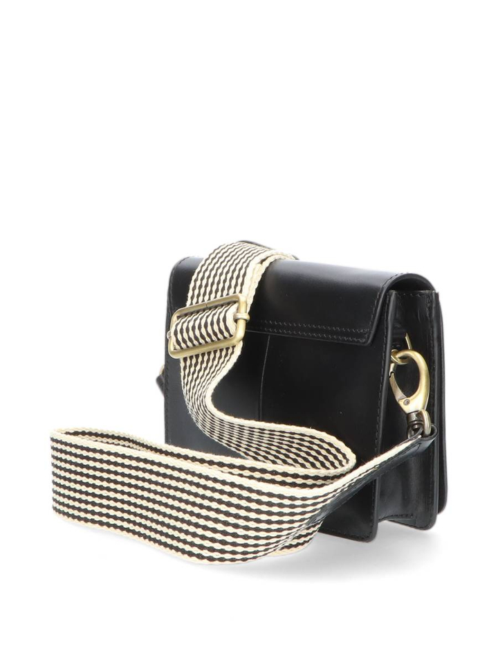 Zwarte lederen crossbody Audrey Mini O My Bag