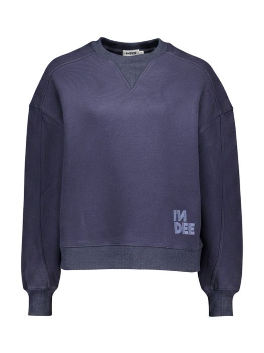 Blauwe katoenen sweater Wakame Indee