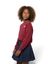 Rode sweater met blauw logo Wakame Indee 
