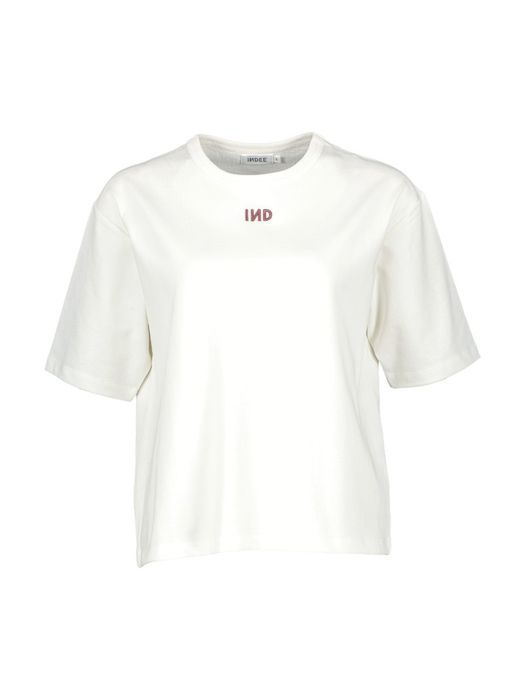 Witte T-shirt Wallis Indee