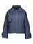 Donkerblauwe korte jas met groen ruit motief Windy Indee 