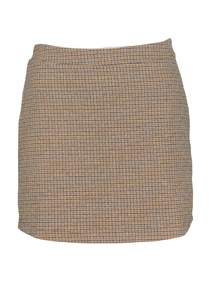 Caramelkleurige geruiten rok Wagram Indee