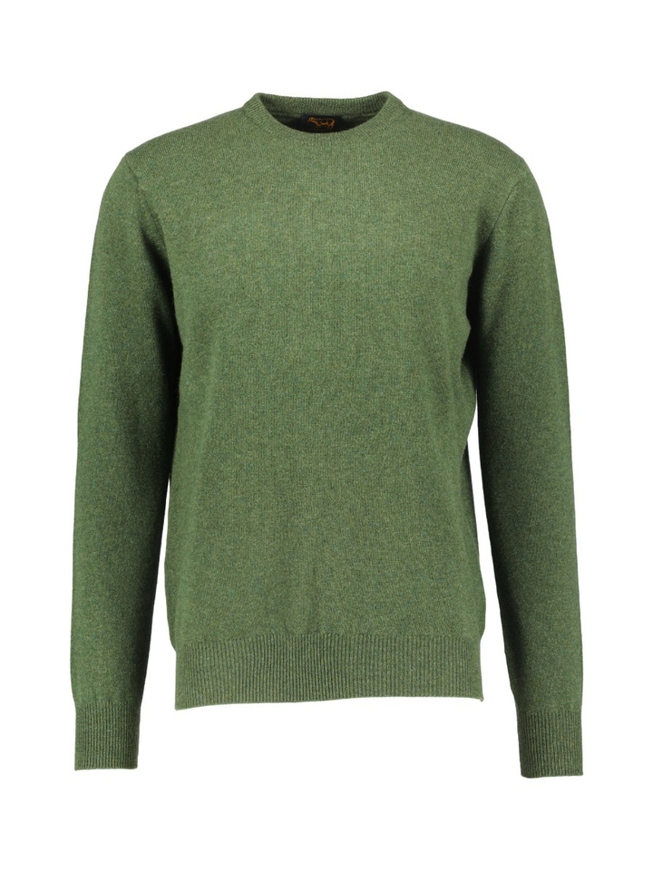 Groene lamswollen trui Osborne
