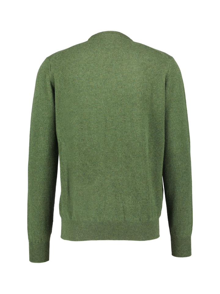 Groene lamswollen trui Osborne