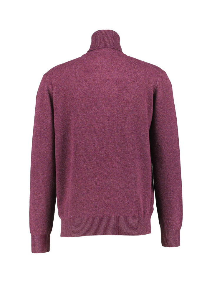 Bordeaux lamswollen rolkraag Osborne
